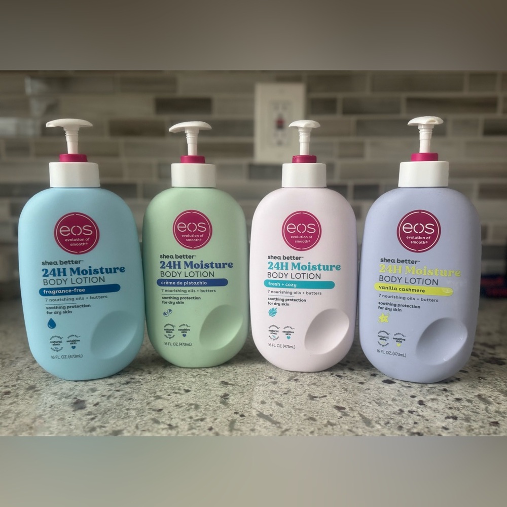 eos body lotions x 4